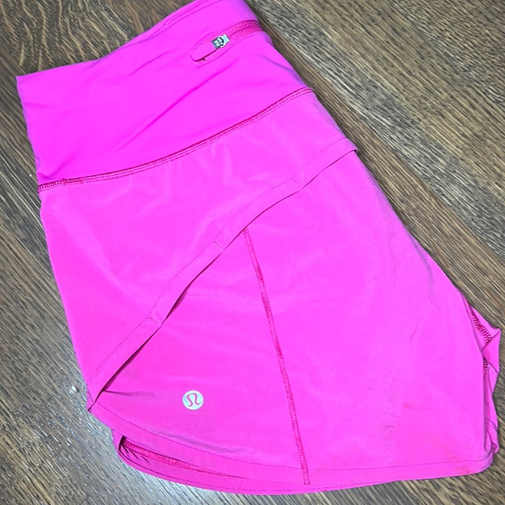 Sonic pink speed up shorts
